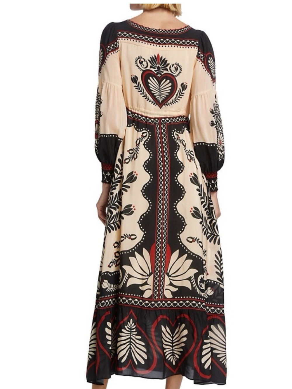 Caroline Constas satin long sleeve passion scarf maxi dress - Picture 8 of 10